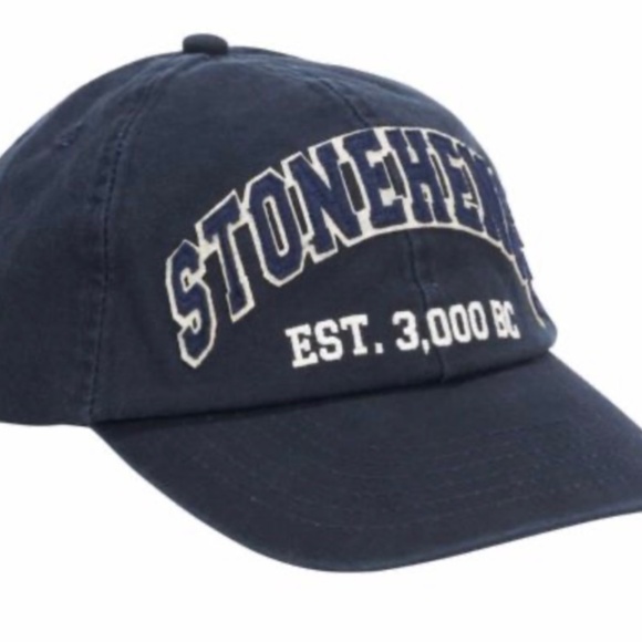 Stonehenge 100% Cotton Embroidered Adjustable Baseball Cap - Picture 1 of 11